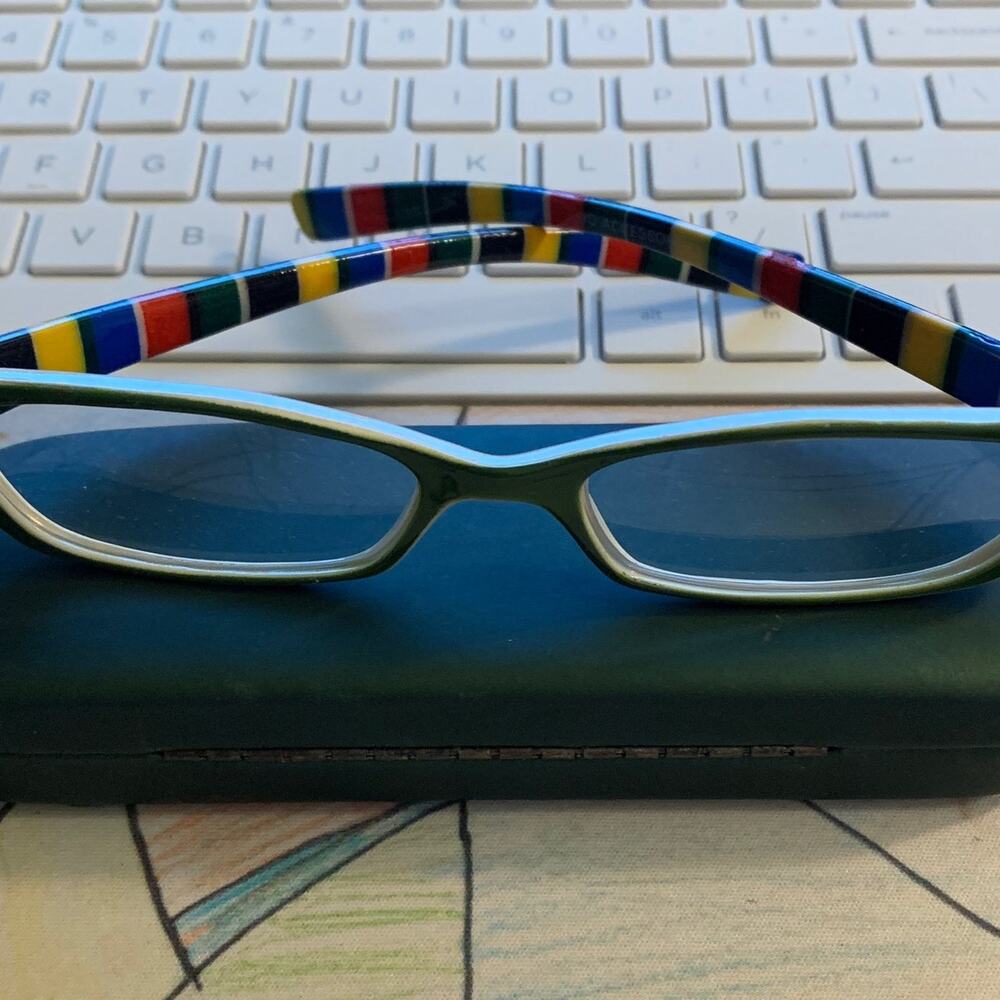 Colorful Script Glasses